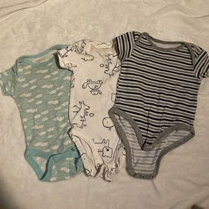 Onesie Lot Bundle Short Sleeve Baby Size 3 months